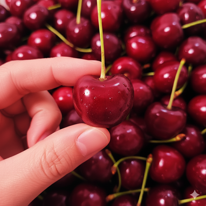 [소비자선호] 매일 찾게 되는 고당도 칠레 체리 항공직송, 1개, 두사람상회 체리 대과(10R) 300g