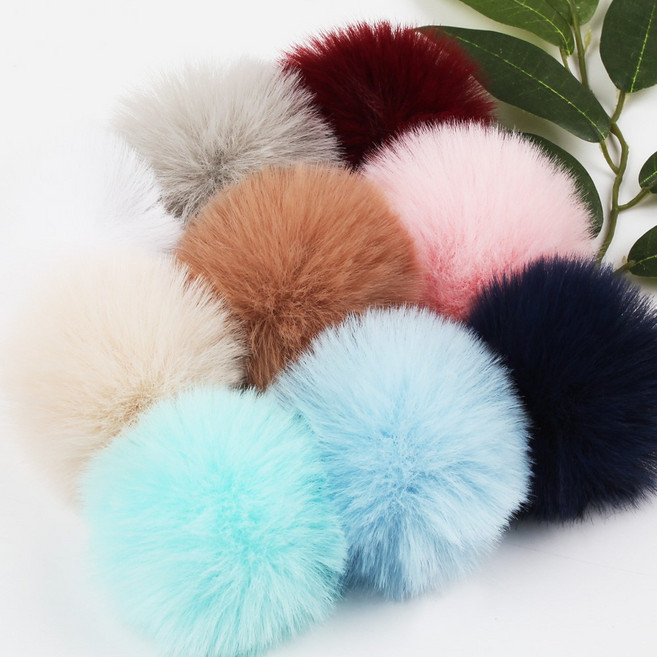 털방울 6cm 폼폼이 토끼 밍크 퍼 방울장식 키링만들기 폭스 방울 모자털방울, 털방울(인조)6cm-민트, 1개
