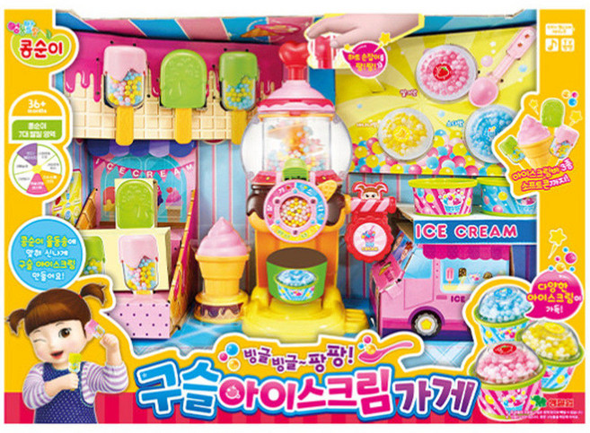 빙글빙글 팡팡 구슬 아이스크림 가게 콩순이 가게놀이 장난감, 상세페이지 참조, 상세페이지 참조