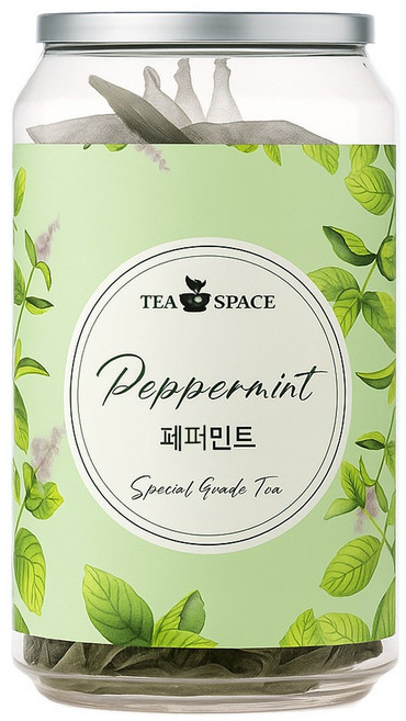 티스페이스 프리미엄 페퍼민트 허브차 15티백, 1g, 1개, 15개입