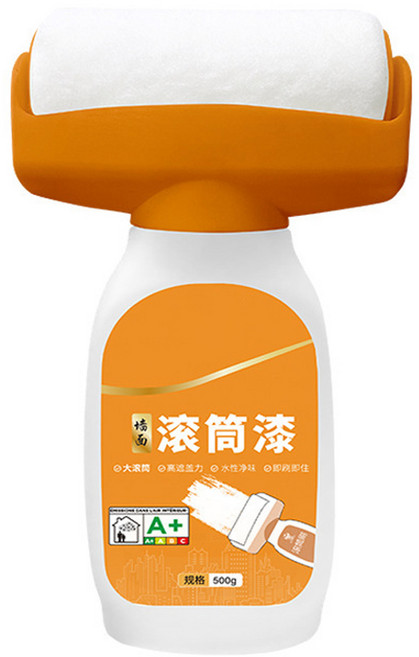 享家品滾筒漆 大滾筒高遮蓋力水性漆 即刷即住 DIY牆面漆, 1個