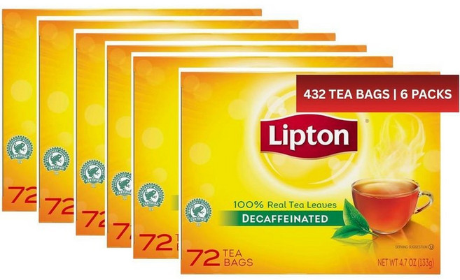 Lipton 립톤 디카페인 홍차 티백 1.9g, 1개