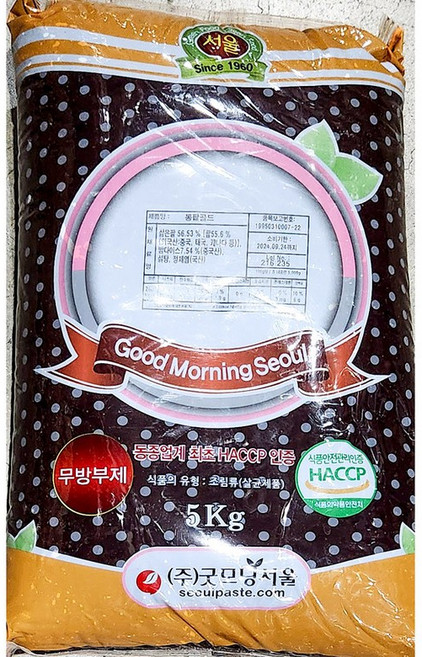 굿모닝서울 통팥골드, 5kg, 2개