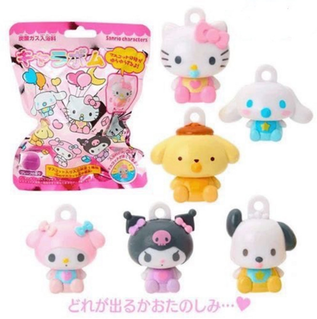 Sanrio characters 角色浴球 葡萄香味, 1個, 75g
