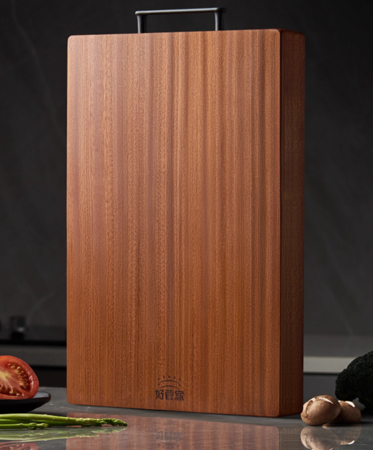 FREEIN 나무도마 가정용 위생 주방 원목 도마 우단나무 도마, 1개, 원목색