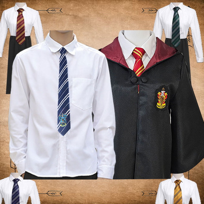 매직 마법사 남성용 와이셔츠 셔츠 망토 옷 교복 호그와트 코스튬 코스프레 할로윈 데이