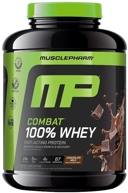 MusclePharm 컴뱃 100% 유청 단백질 파우더 70회 분량 173523, 2.3kg, 1개 - 쿠팡
