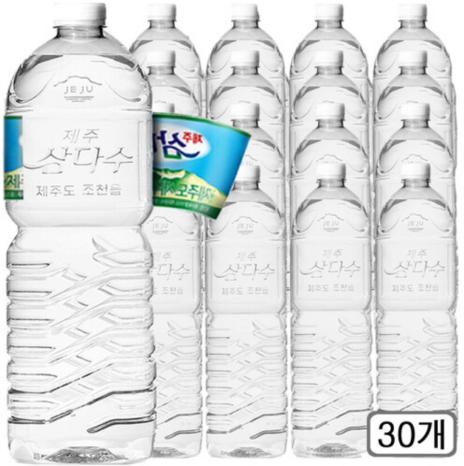 제주삼다수 그린 무라벨 오픈세일, 30개, 2L