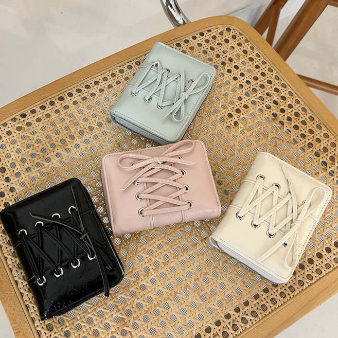 어반네스트 발레리나 리본 여성 반지갑 발레코어