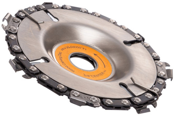 목재 절단 날 그라인더 4인치 체인날 원형톱 휠 디스크, 1개