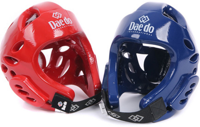 대도 태권도 겨루기 헤드기어 머리보호대 청 홍 + SHP 마스크, 1개