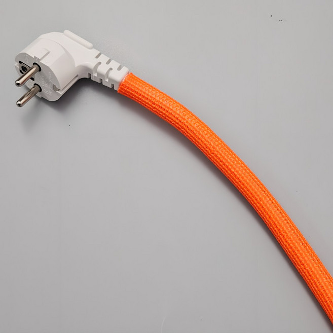 선정리튜브 컴퓨터 케이블 전선보호 케이블덮개 커버 선정리용품, 오렌지