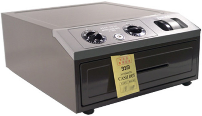 범일금고 C-305 매장 카운터용 금고 슬라이딩 금전함 돈통, 진회색