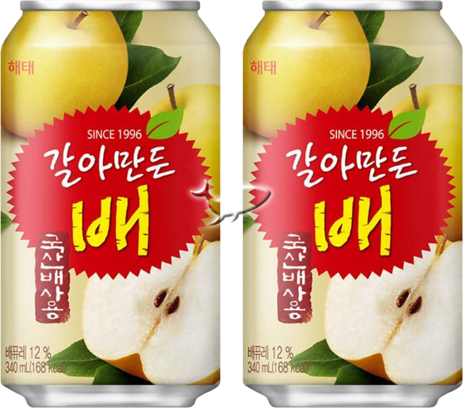 해태 갈아만든배 340ml, 5개