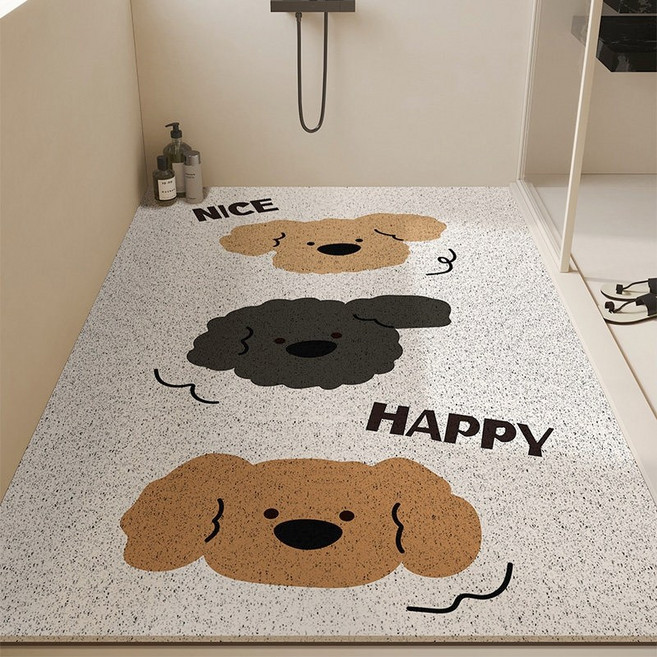 혜신 욕실미끄럼방지 논슬립 코일매트 자연건조 매트, 1개, A001