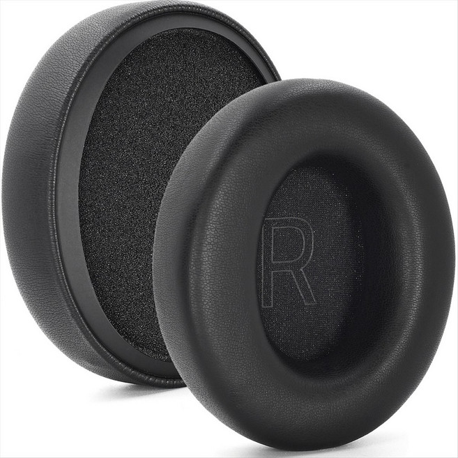 Razer Kraken V4/V4X/V4Pro/Kitty V2 Pro 게임용 헤드폰 쿠션 커버 수리 부품용 교체용 이어 패드, 검은색