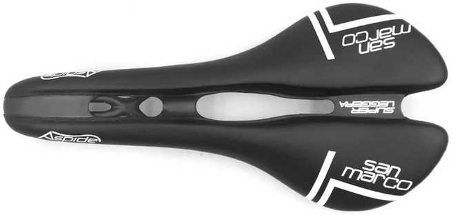 산 마르코 아스파이어 탄소 섬유 안장 도시 사이클링 경쟁 산악 자전거 슬들 남자 여자 레이싱 시트 레일, Black wing, 1개