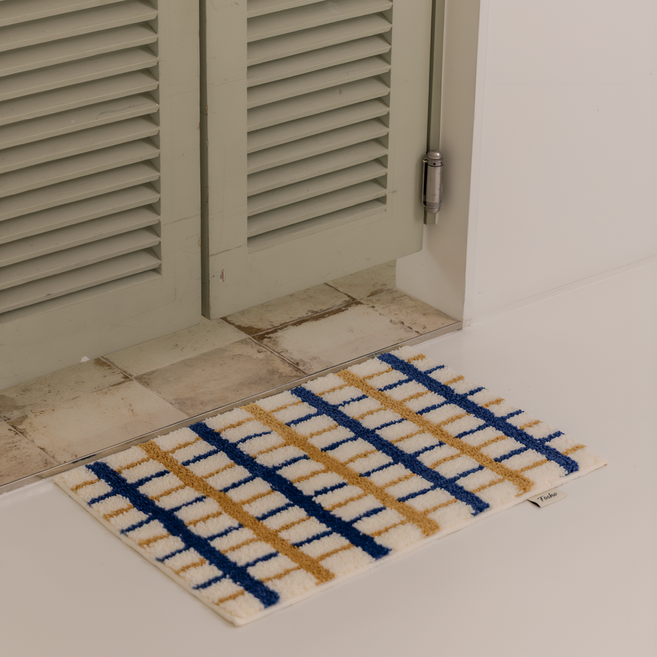 포소 욕실 현관 디자인 발매트, 샌디