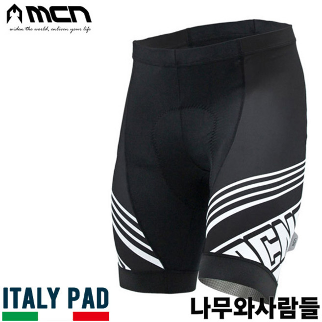 (나무) MCN 여름 자전거 4부바지 헤로스 엉덩이패드바지