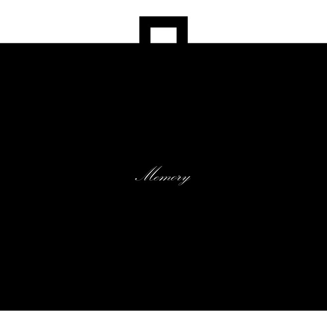 MEMORY 초대형 액자 부직포가방 72X88cm, 검정 5개포장