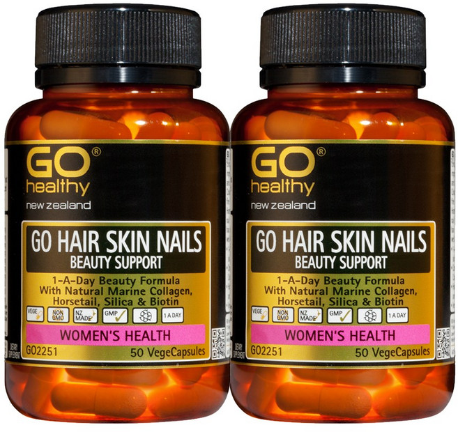 고헬씨(Go Healthy) 고헬씨 헤어 스킨 네일스-뷰티 서포트 50 베지캡슐 X 2개, 50정