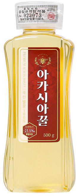 아카시아꿀 국내산 천연 벌꿀, 500g, 1개