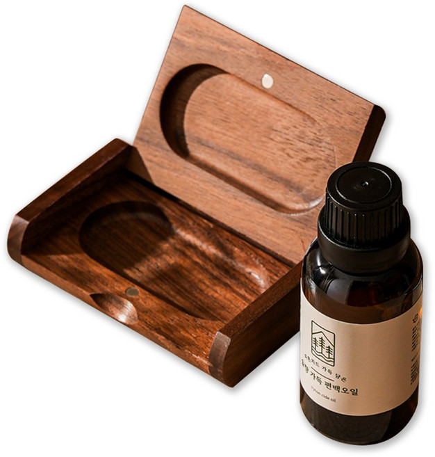 솔향가득 우드 디퓨저 편백오일 천연 아로마 오일 테라피, 1개, 10ml, 편백(타입03)