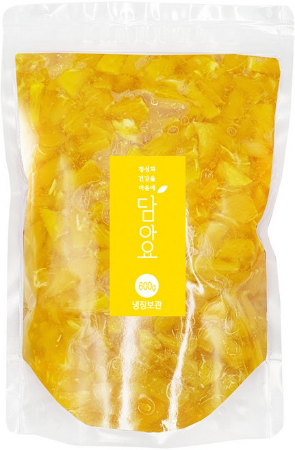 담아요 수제 오렌지청(큐브), 600g, 1개