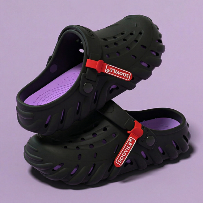 더보누르 남성 족저근막 무중력 쿠션 리커버리 아치 샌들 슬리퍼