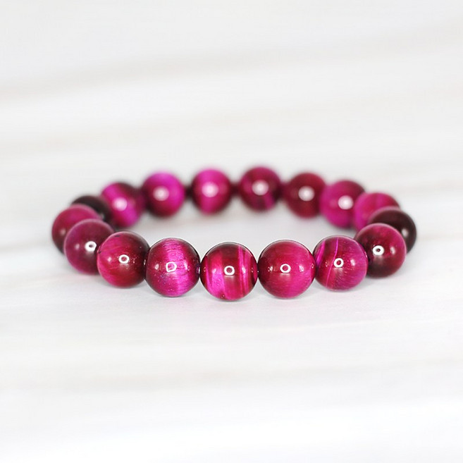 힐링젬 천연 호안석 타이거아이 AAA급 염주 원석팔찌 금전운 재물운 사업운 파워스톤 6종