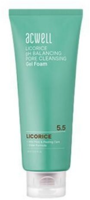 아크웰 감초수 피에이치 밸런싱 포어 클렌징 젤 폼, 3개, 160ml