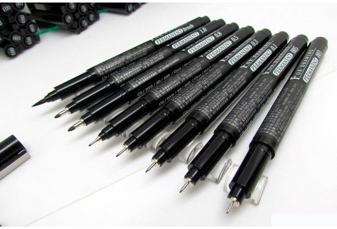 日本 UCHIDA 內田 380 油性代用針筆 (萬事捷 4025) 精準細膩 防水速乾 適用多種材質, 1個, 1.0mm