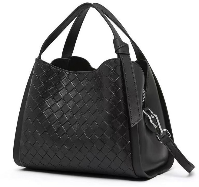 윤휘 여성 소가죽 위빙 미니 토트 크로스백 2817
