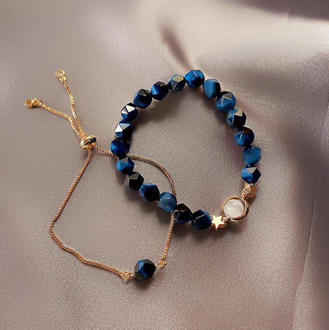 천연 호안석 팔찌 2종 세트 여성 패션주얼리 에메랄드 포인트 원석 by 리마린