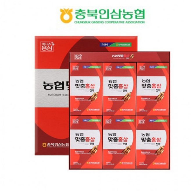 농협 홍삼진액 진한 홍삼 농축액 스틱형 선물세트, 2개, 2.1L