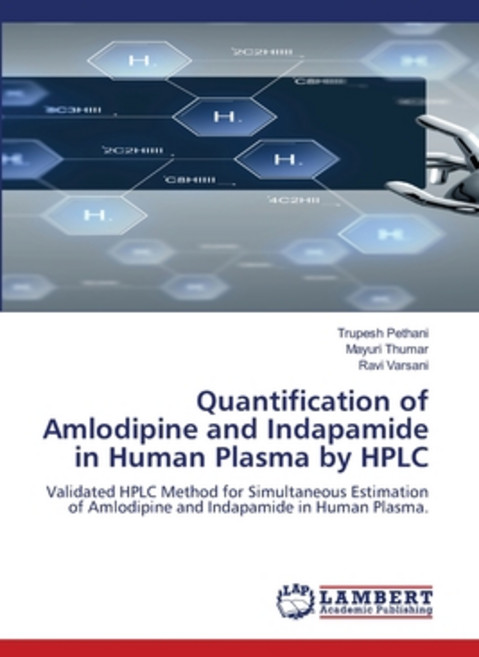 (영문도서)Quantification of Amlodipine and Indapamide in Human Plasma by HPLC Paperback, LAP Lambert Academic Publis..., English, 9786202438360