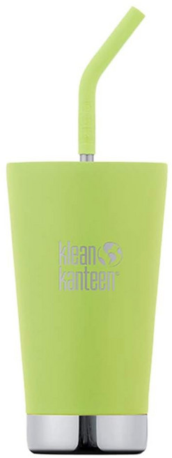 KLEAN KANTEEN 19322079028016 빨대 포함 단열 텀블러 473 2ML 16온스 쥬시 페어, Juicy Pair