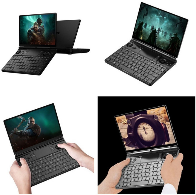 GPD Win Max 2 게이밍 노트북 10.1인치 듀얼 USB4 67Wh베터리 32GB 1TB AMD 8840U, Wi-Fi, 512GB