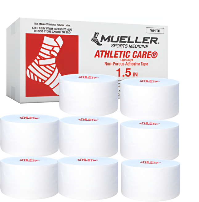 Mueller C테이프 스포츠 테이핑 손가락 발목 손목 관절 압박 고정, 12개