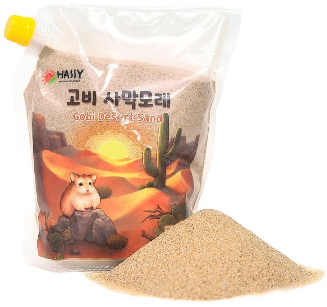 해씨 햄스터 고비 사막 화장실모래, 2kg, 1개