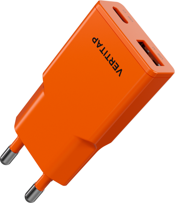 버티탭 울트라 슬림 PD PPS 충전기 GaN 30W 초고속 충전 어댑터, 오렌지