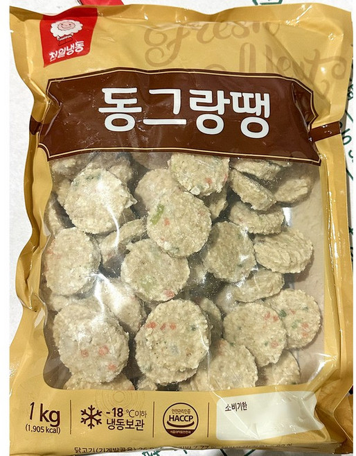 천일식품 동그랑땡 약85알 1K X5 업소용 냉동 식품, 초특가 천일식품 동그랑땡( 약85알 1K) X5, 1kg, 5개