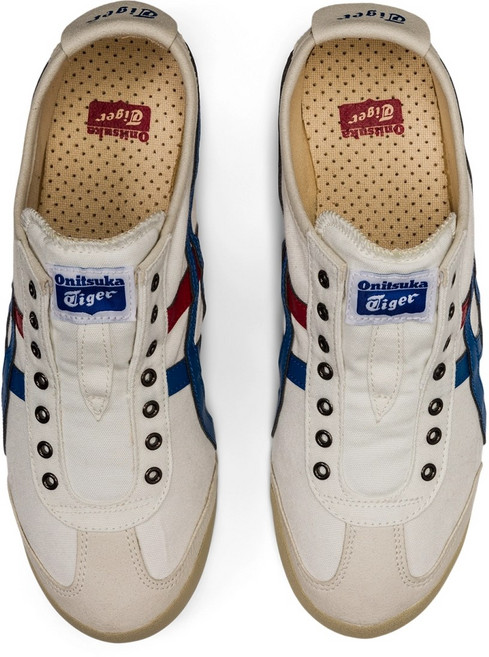 국내매장판 오니츠카 타이거 멕시코 66 슬립온 MEXICO 66 SLIP-ON WHITE/TRICOLOR 1183A360.121