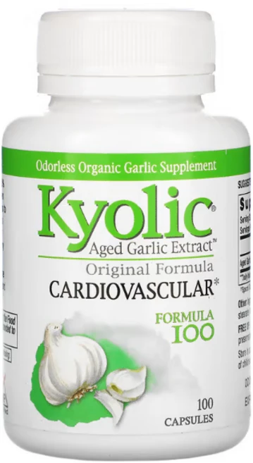 쿄릭 Kyolic 숙성마늘 추출물 심혈관 오리지널 포뮬러100 100캡슐, 100정, 1개 - 쿠팡