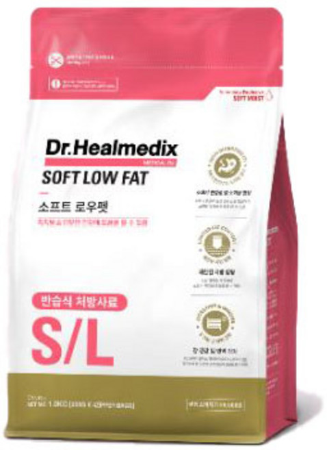 닥터힐메딕스 소프트 로우펫 SL 강아지 반습식사료 1kg