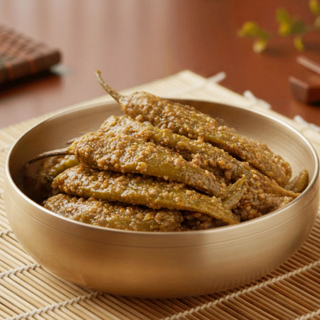 별미반찬 아삭 구수한 된장고추, 1개, 500g