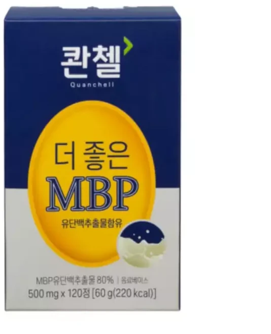 콴첼 MBP 엠비피 유단백 성인 건강 관리 선물 120정 BNS, 1개