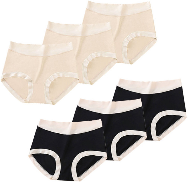 더잘 스판 여성 팬티 6종세트 M~6XL ( 44 ~ 빅사이즈 )