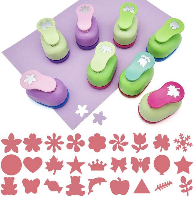 더이안 모양펀치 모양펀칭기 2.5cm 대형, 벚꽃