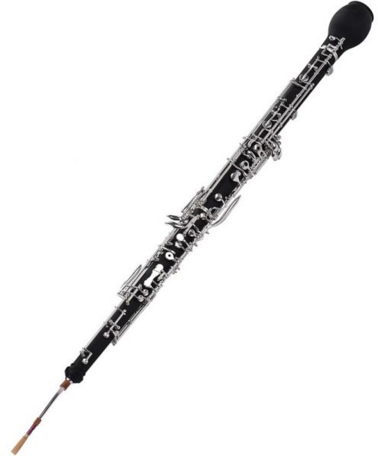 전문 영어 호른 알토 오보에 F 키 합성 목재 본체 은도금 키 목관악기 리드 장갑 세척 천 케이스 휴대용 미니 드라이버, 전문 영어 호른 알토 오보에 F 키 합성 목재 본체 은